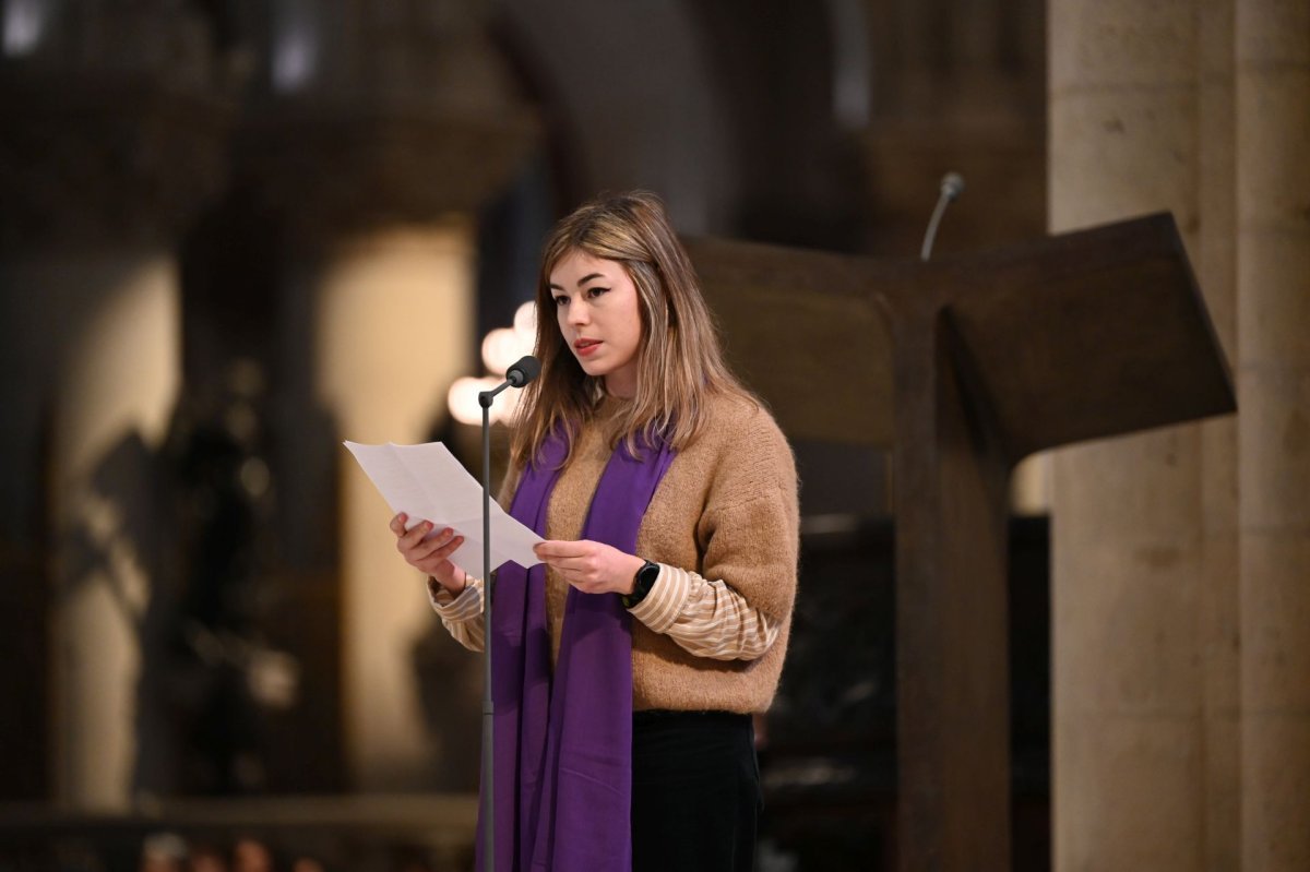 Appel décisif et inscription du nom des catéchumènes 2026 - Célébration de (…). © Marie-Christine Bertin / Diocèse de Paris.