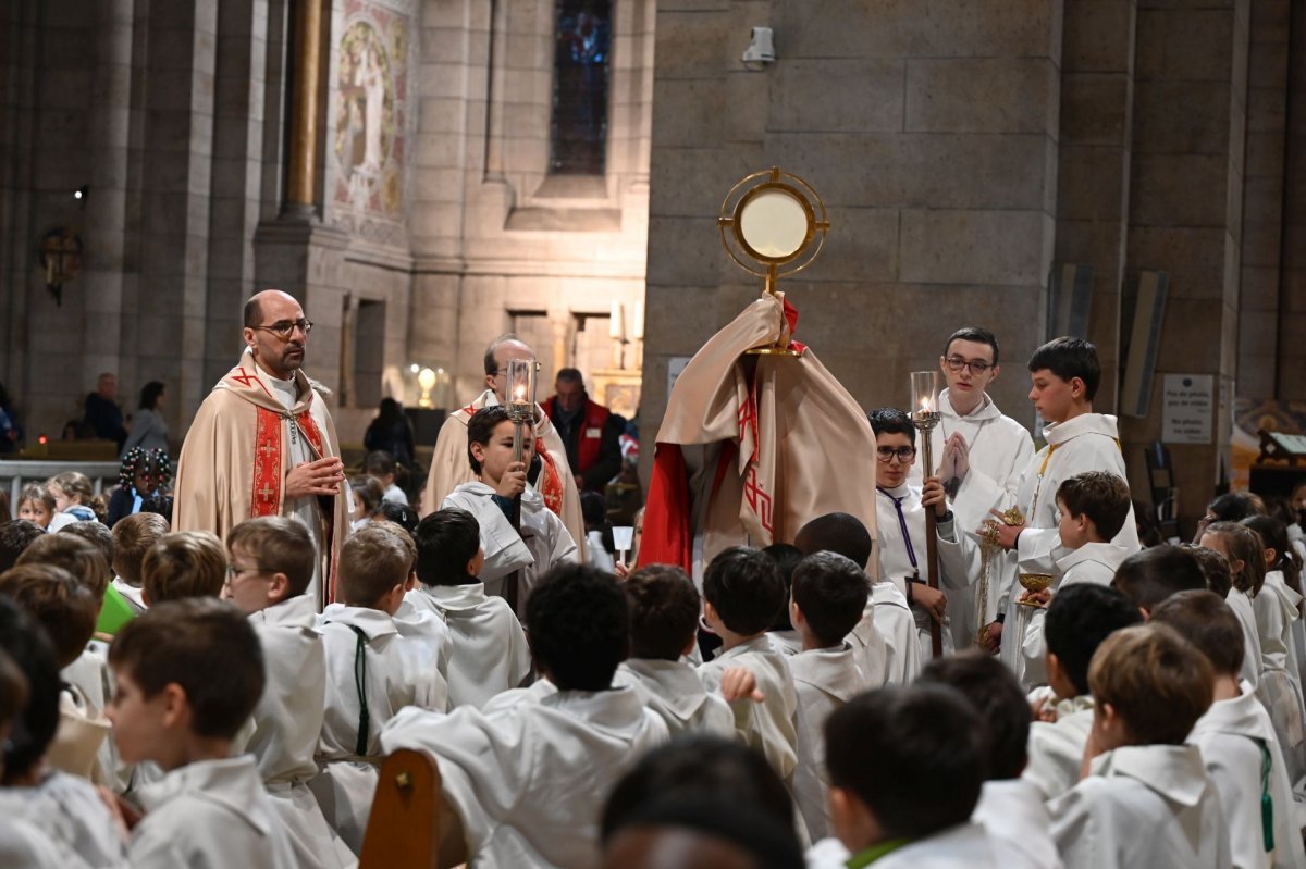 Rassemblement des jeunes au service de la liturgie 2023. © Marie-Christine Bertin / Diocèse de Paris.