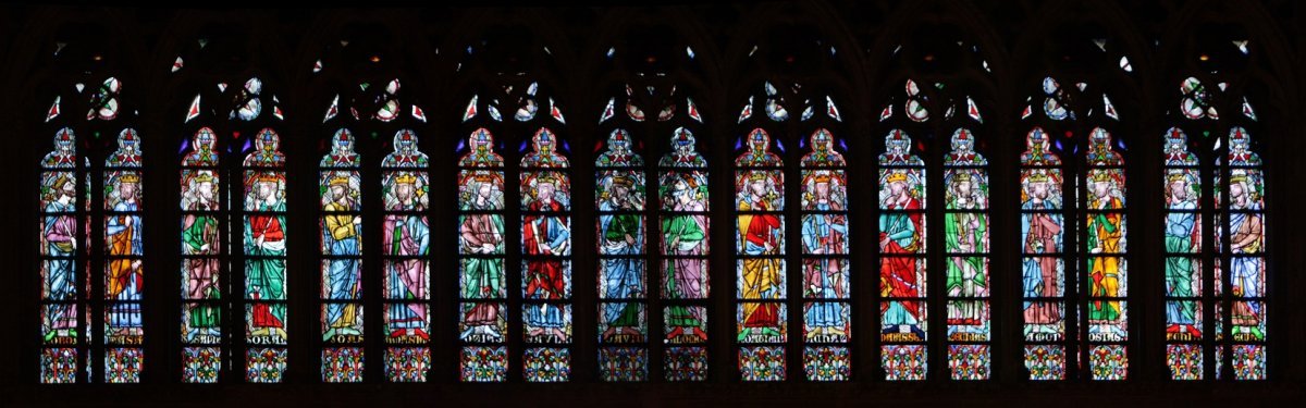 Vitraux de Notre-Dame de Paris. © Yannick Boschat.