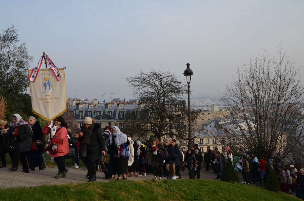 Montée jubilaire des chrétiens d'Orient. © Michel Pourny / Diocèse de Paris.