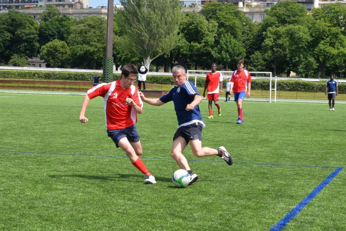 Tournoi de football. © Marie-Christine Bertin / Diocèse de Paris.