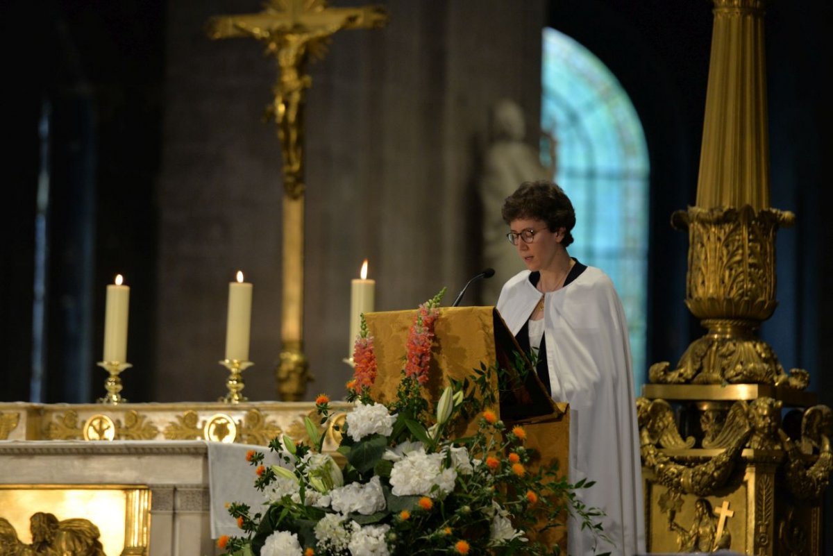 Liturgie de la Parole. © Marie-Christine Bertin / Diocèse de Paris.