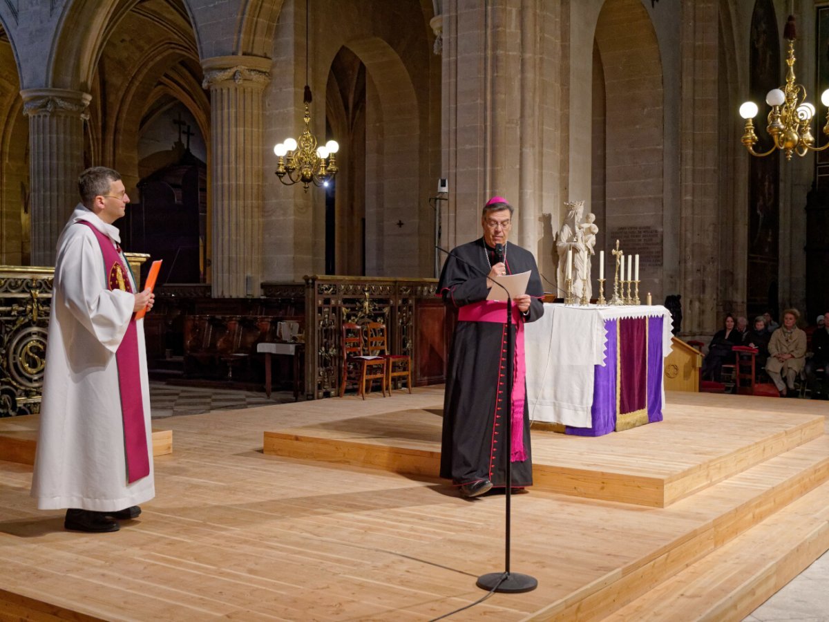 Conférence de carême de Notre-Dame de Paris du 1er mars 2020. © Yannick Boschat / Diocèse de Paris.