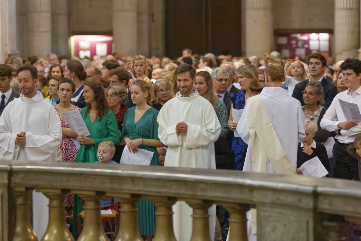 Ordinations des diacres permanents 2023. © Yannick Boschat / Diocèse de Paris.