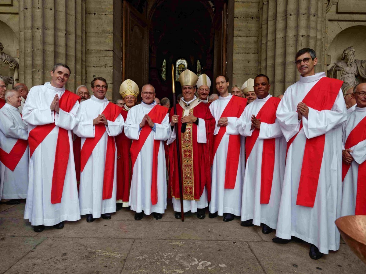 Ordinations de diacres permanents 2019. © Yannick Boschat / Diocèse de Paris.