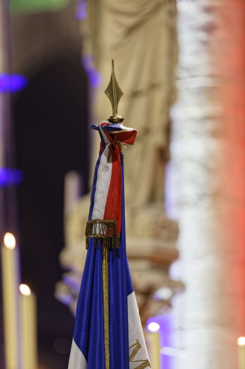 Messe pour le centenaire de la fin de la Première Guerre mondiale. © Yannick Boschat / Diocèse de Paris.