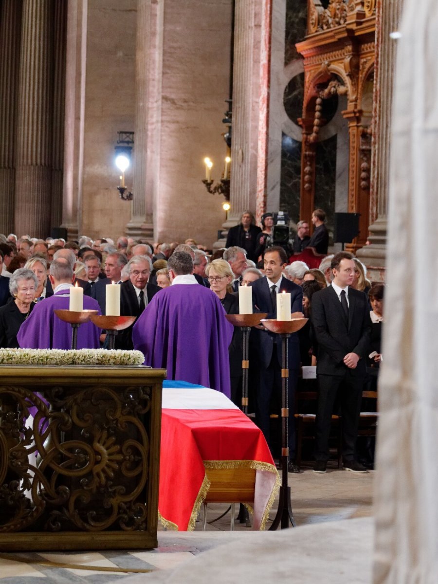 Messe des obsèques de Jacques Chirac à Saint-Sulpice. © Yannick Boschat / Diocèse de Paris.