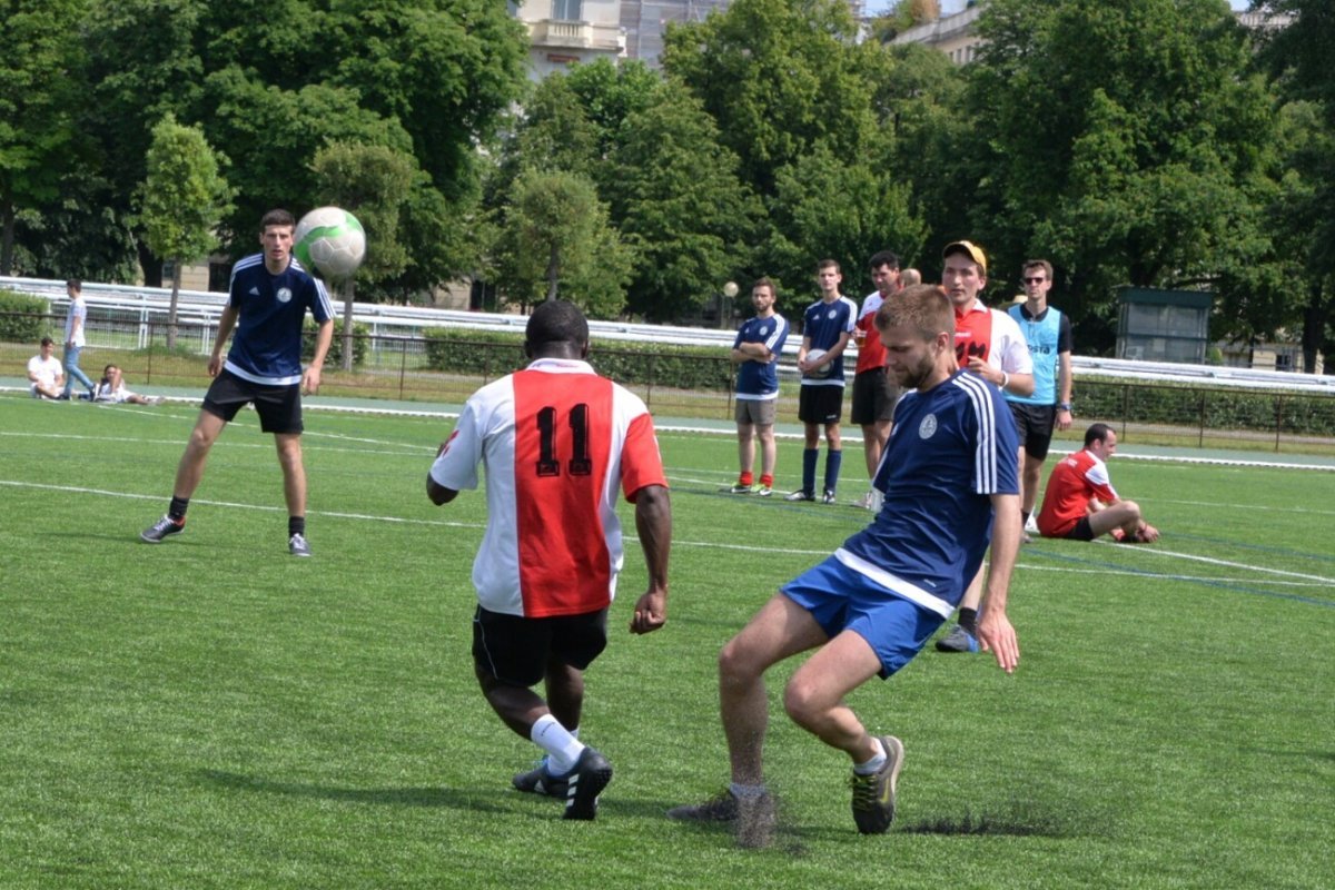 Tournoi de football. © Marie-Christine Bertin / Diocèse de Paris.