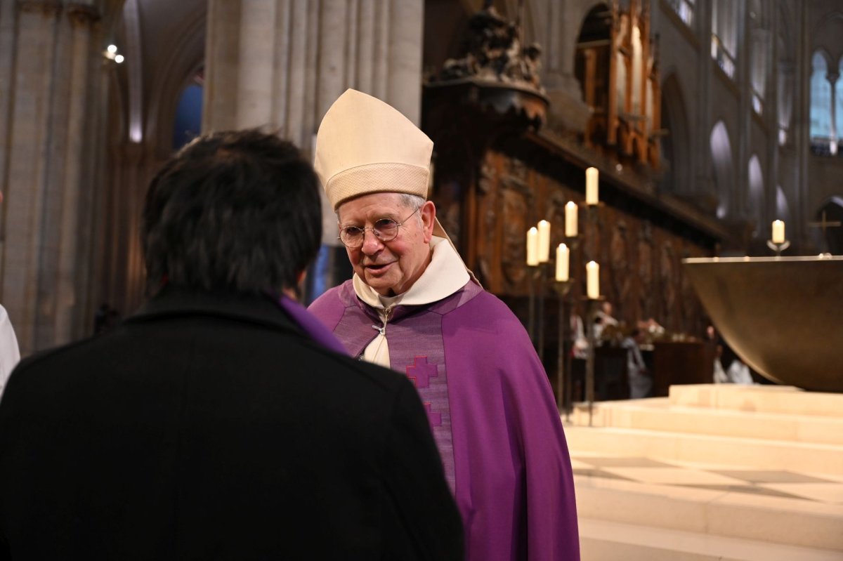 Appel décisif et inscription du nom des catéchumènes 2026 - Célébration de (…). © Marie-Christine Bertin / Diocèse de Paris.