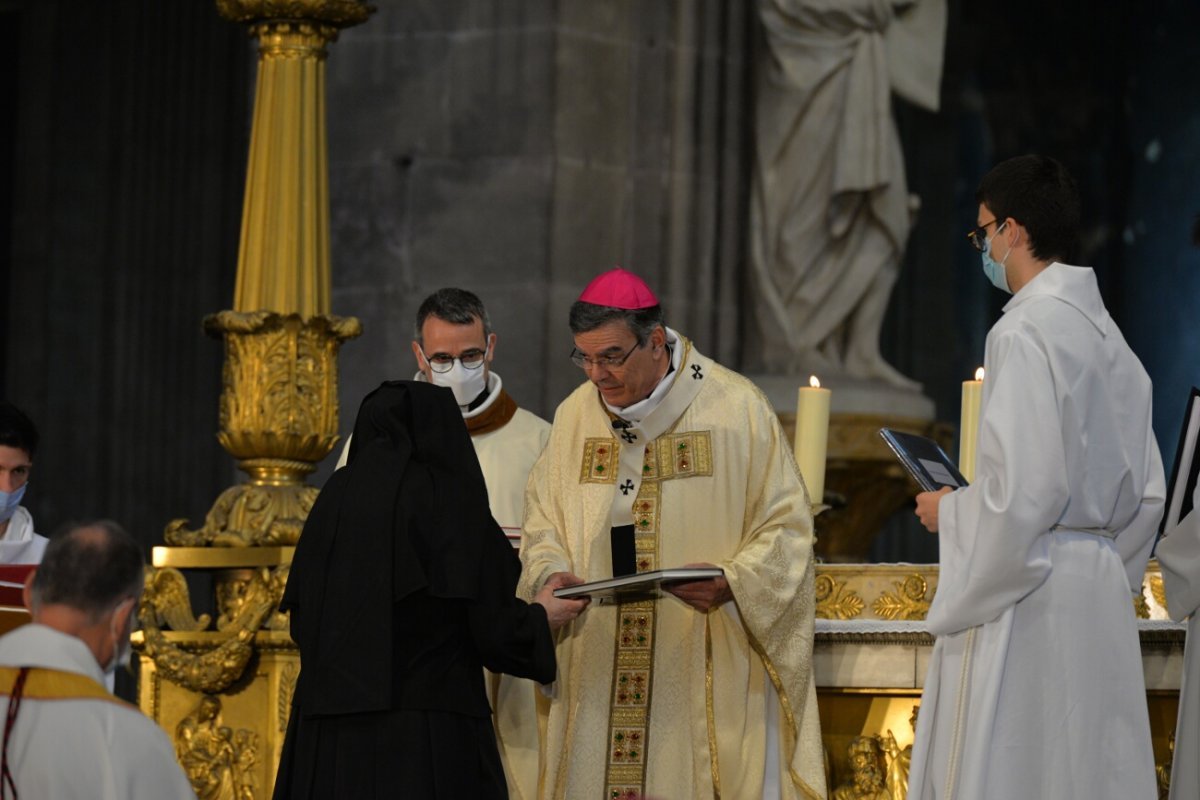 Messe chrismale 2021. © Marie-Christine Bertin / Diocèse de Paris.