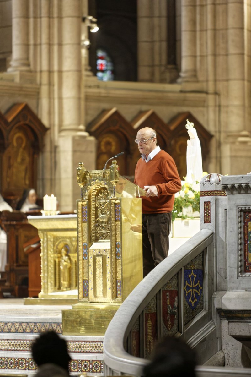 Messe pour la paix en union avec le pape François. © Yannick Boschat / Diocèse de Paris.