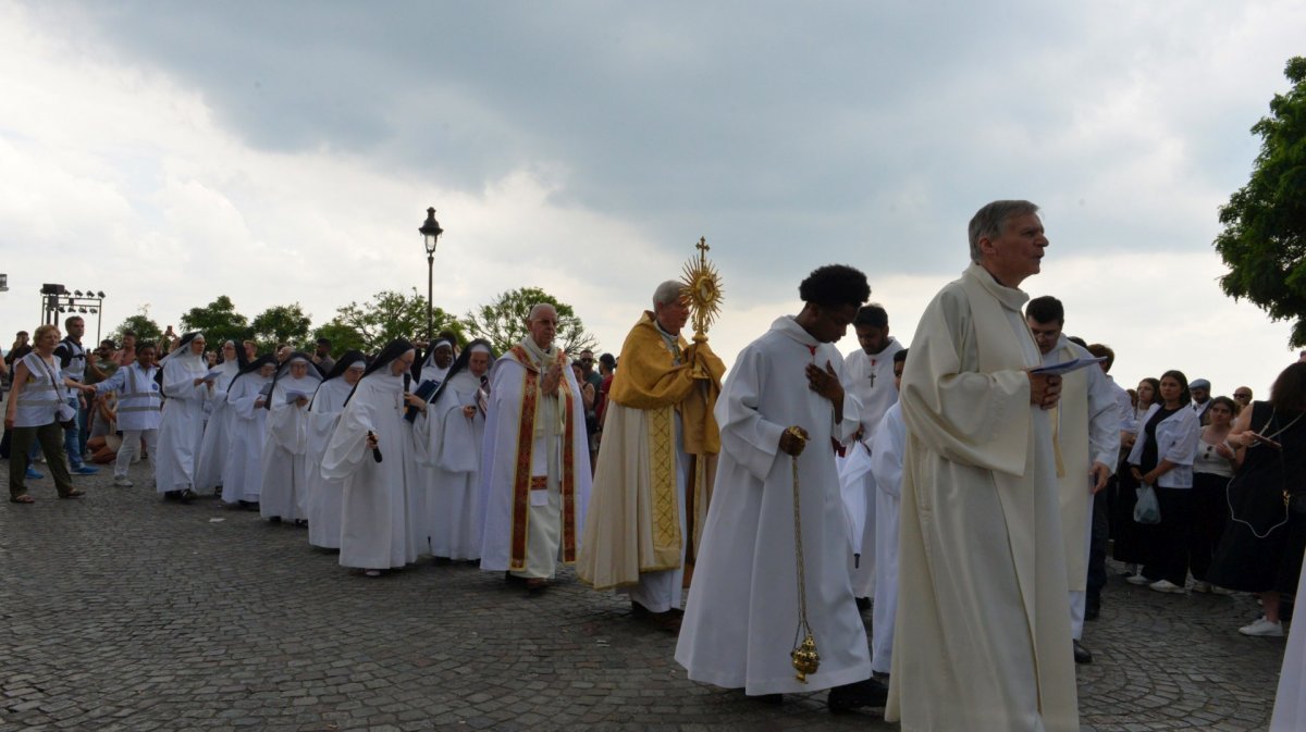 Fête-Dieu au Sacré-Cœur de Montmartre. © Marie-Christine Bertin / Diocèse de Paris.