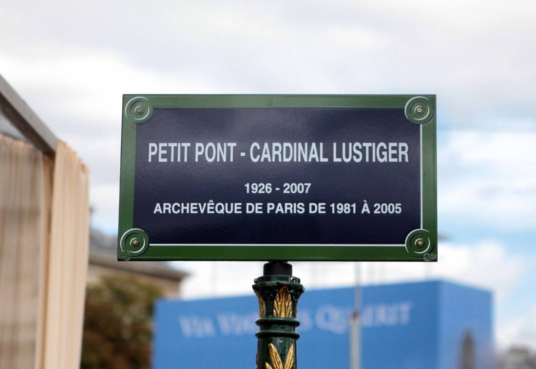 Inauguration du « Petit Pont – Cardinal Lustiger ». © Yannick Boschat / Diocèse de Paris.