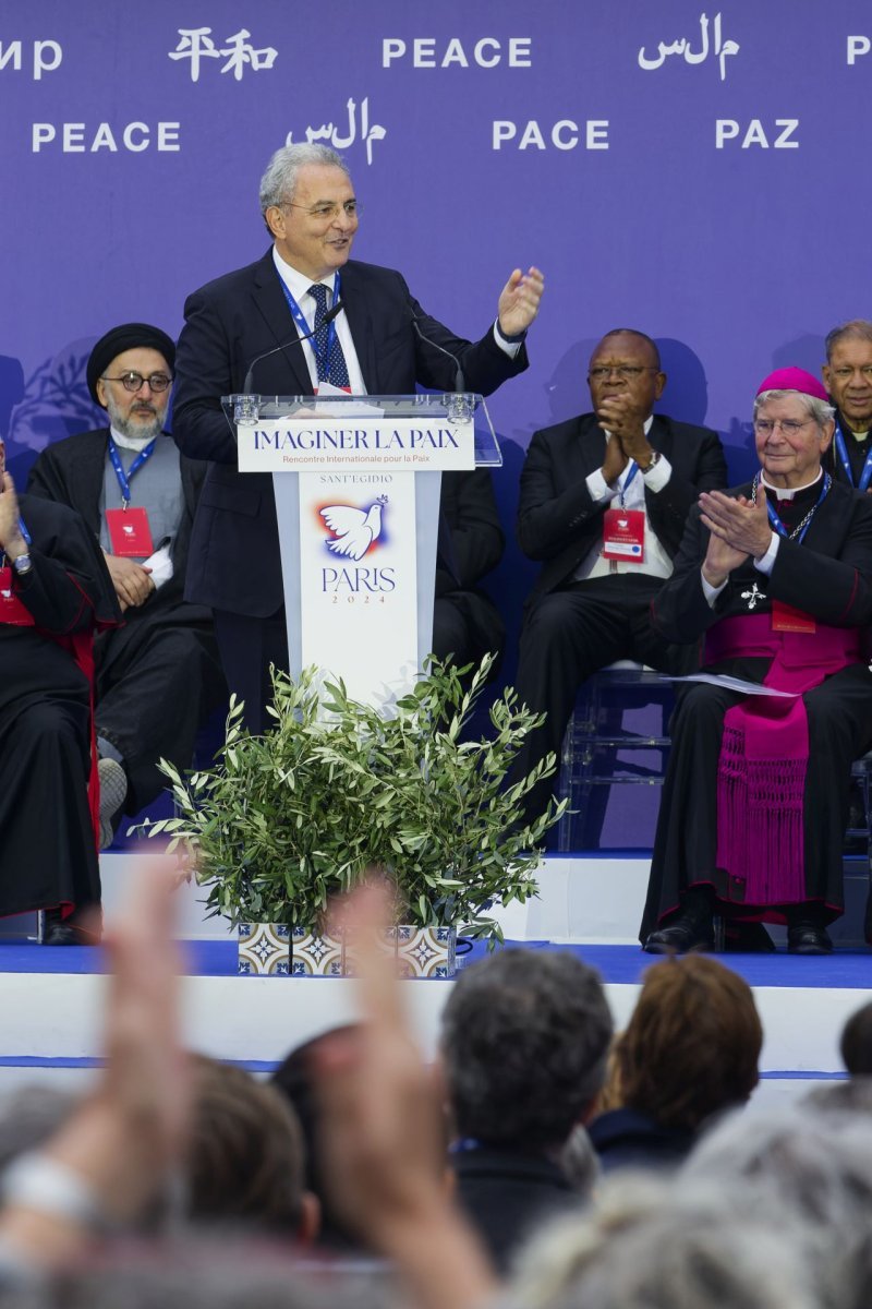 Cérémonie conclusive de la Rencontre internationale pour la paix. © Yannick Boschat / Diocèse de Paris.