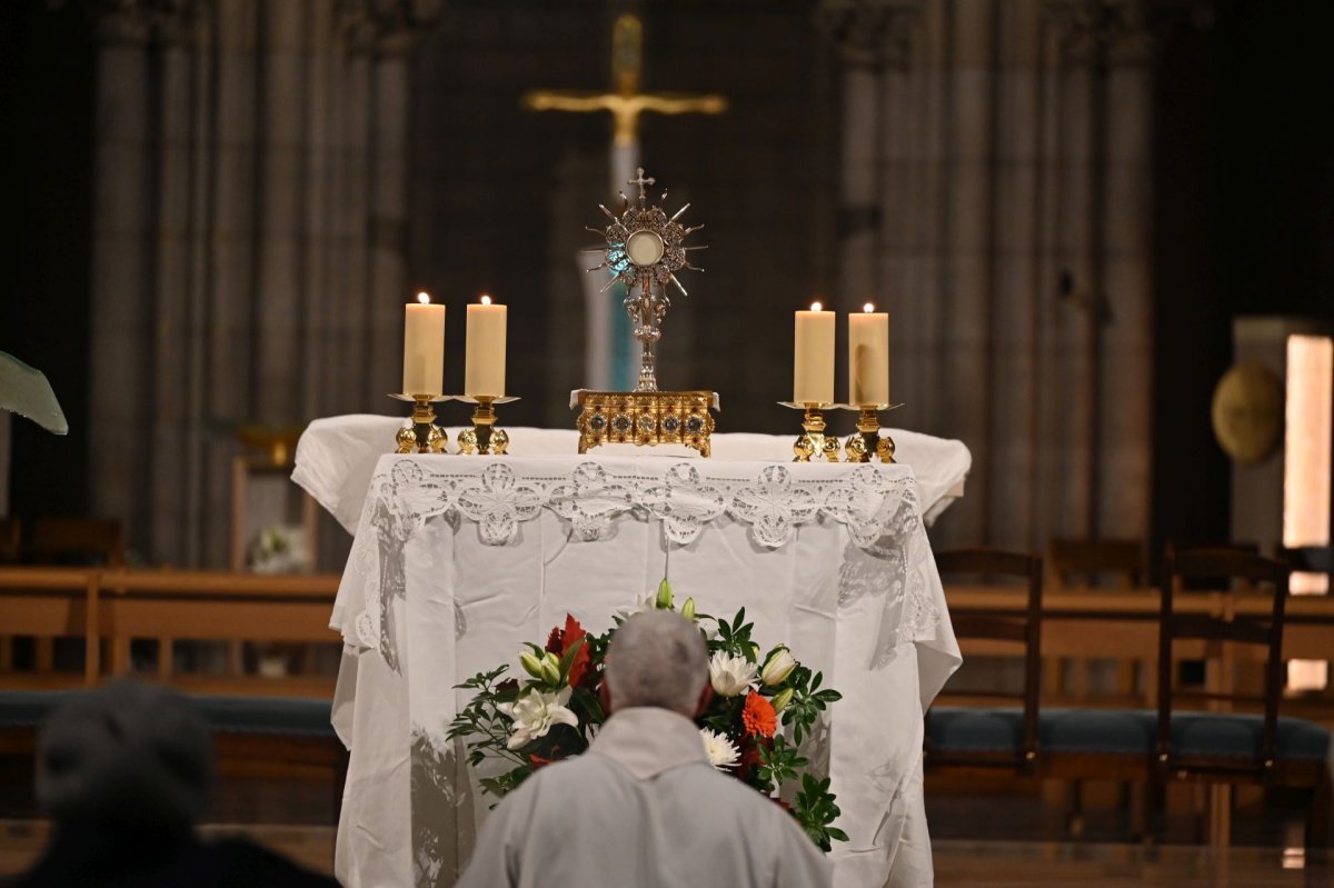 Veillée de l'espérance à la basilique Notre-Dame du Perpétuel Secours. © Marie-Christine Bertin / Diocèse de Paris.