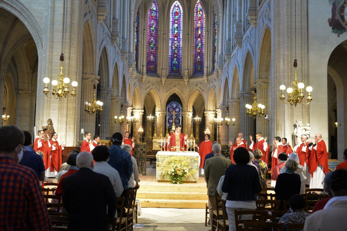 Messe des nouveaux prêtres à Saint-Germain l'Auxerrois. © Marie-Christine Bertin / Diocèse de Paris.
