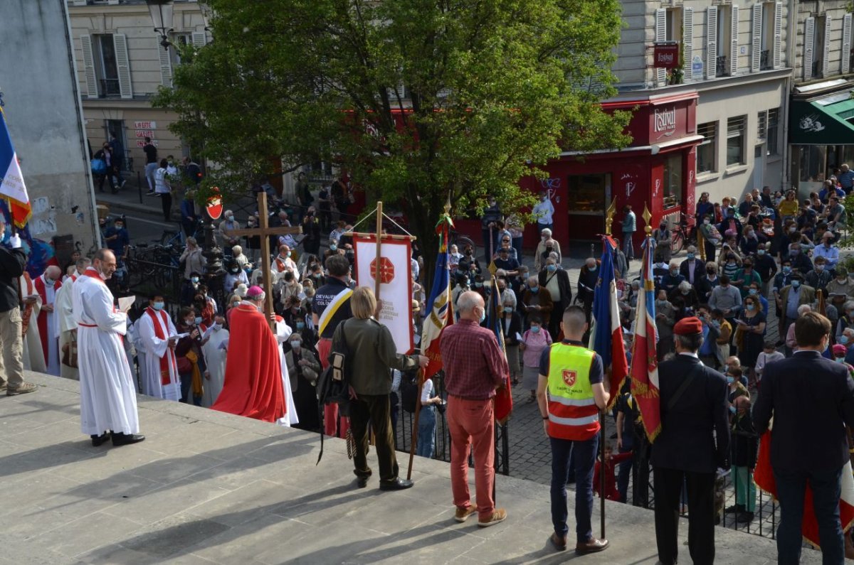 Marche des martyrs. © Michel Pourny / Diocèse de Paris.