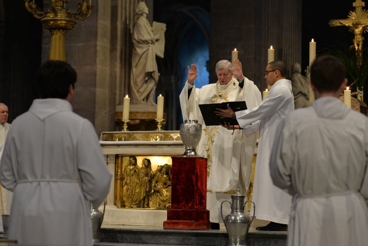 Messe chrismale 2023 à Saint-Sulpice. © Marie-Christine Bertin / Diocèse de Paris.