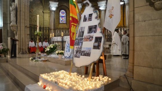 Messe pour les victimes des attentats au Sri Lanka