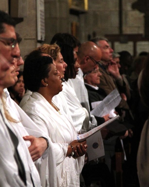 Confirmations d'adultes à Notre-Dame de Paris. Photo Yannick Boschat 