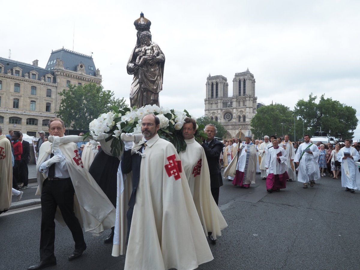 Procession de l'Assomption de Notre-Dame de Paris 2019. © Notre-Dame de Paris.