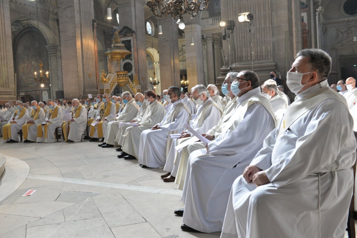 Messe chrismale 2021. © Marie-Christine Bertin / Diocèse de Paris.