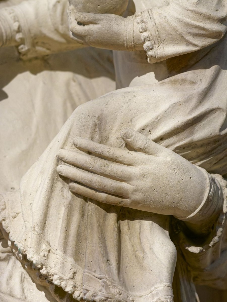 Statue Notre Dame de Paris. Installée à Saint-Germain l'Auxerrois. © Yannick Boschat / Diocèse de Paris.