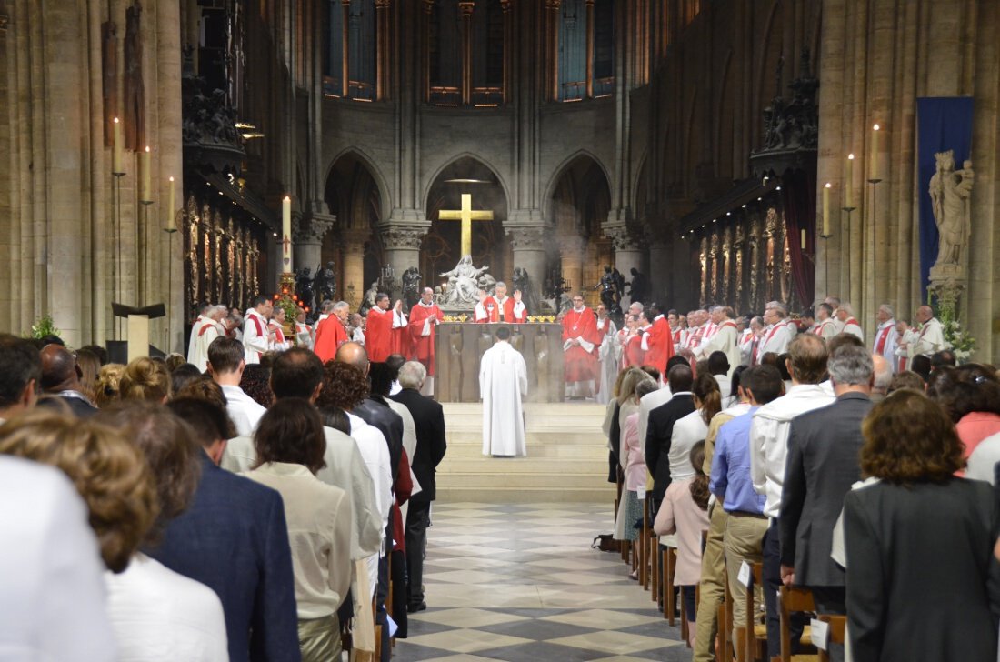 Liturgie Eucharistique. © Marie-Christine Bertin / Diocèse de Paris.