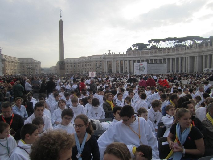 Audience du Pape François. 