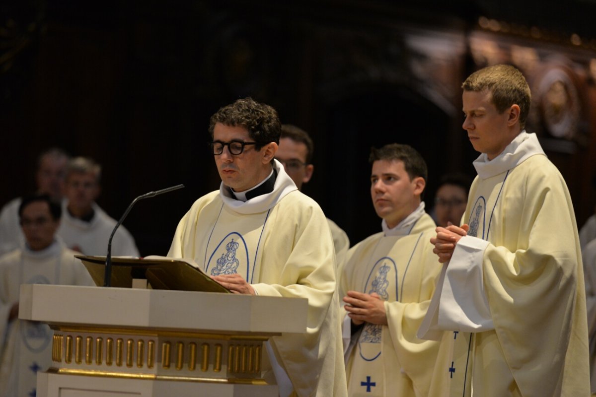 Messe des nouveaux prêtres à Notre-Dame des Victoires. © Marie-Christine Bertin / Diocèse de Paris.