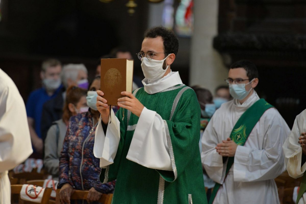 Messe pour les vocations 2021. © Marie-Christine Bertin / Diocèse de Paris.