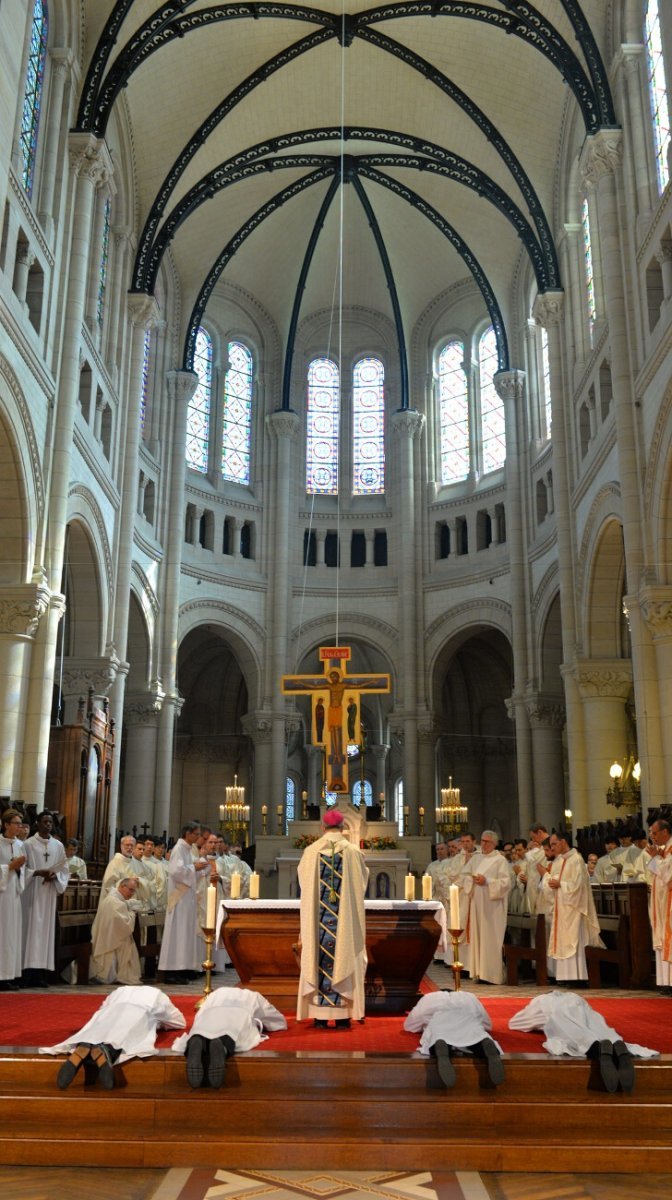 Ordinations diaconales en vue du sacerdoce 2018. © Marie-Christine Bertin / Diocèse de Paris.