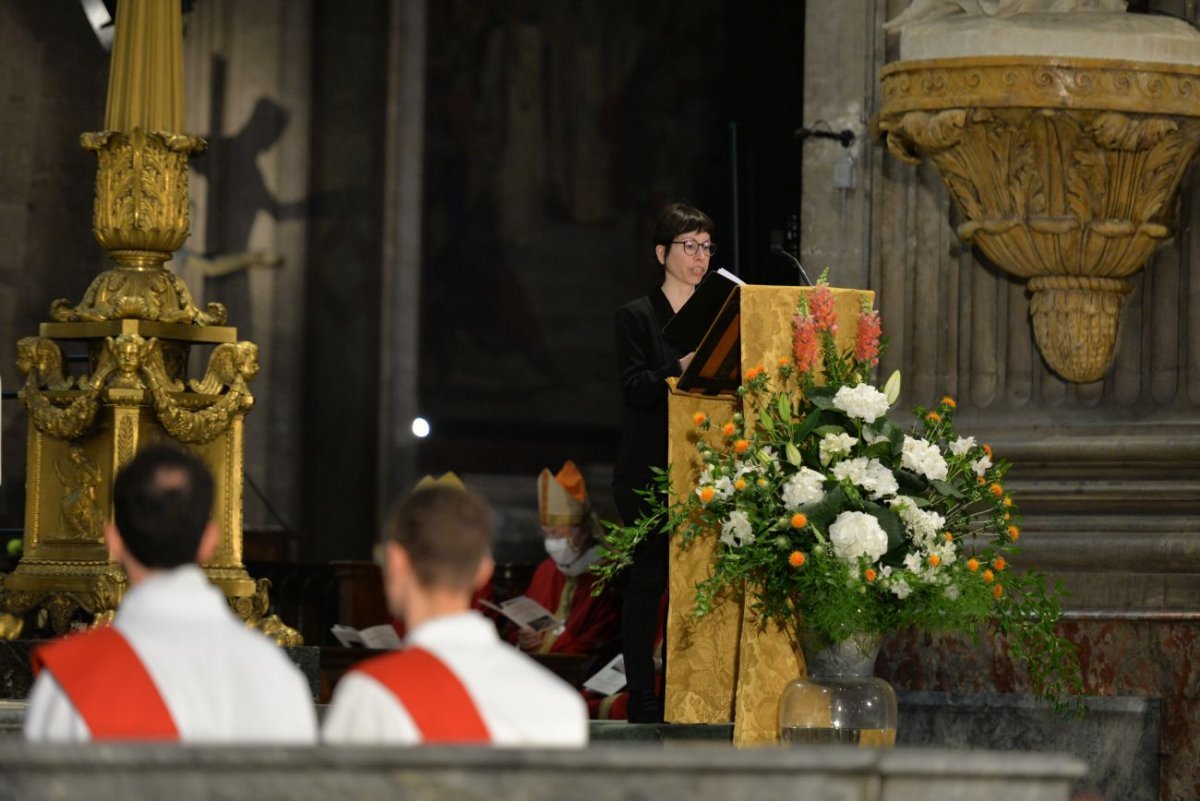 Liturgie de la Parole. © Marie-Christine Bertin / Diocèse de Paris.