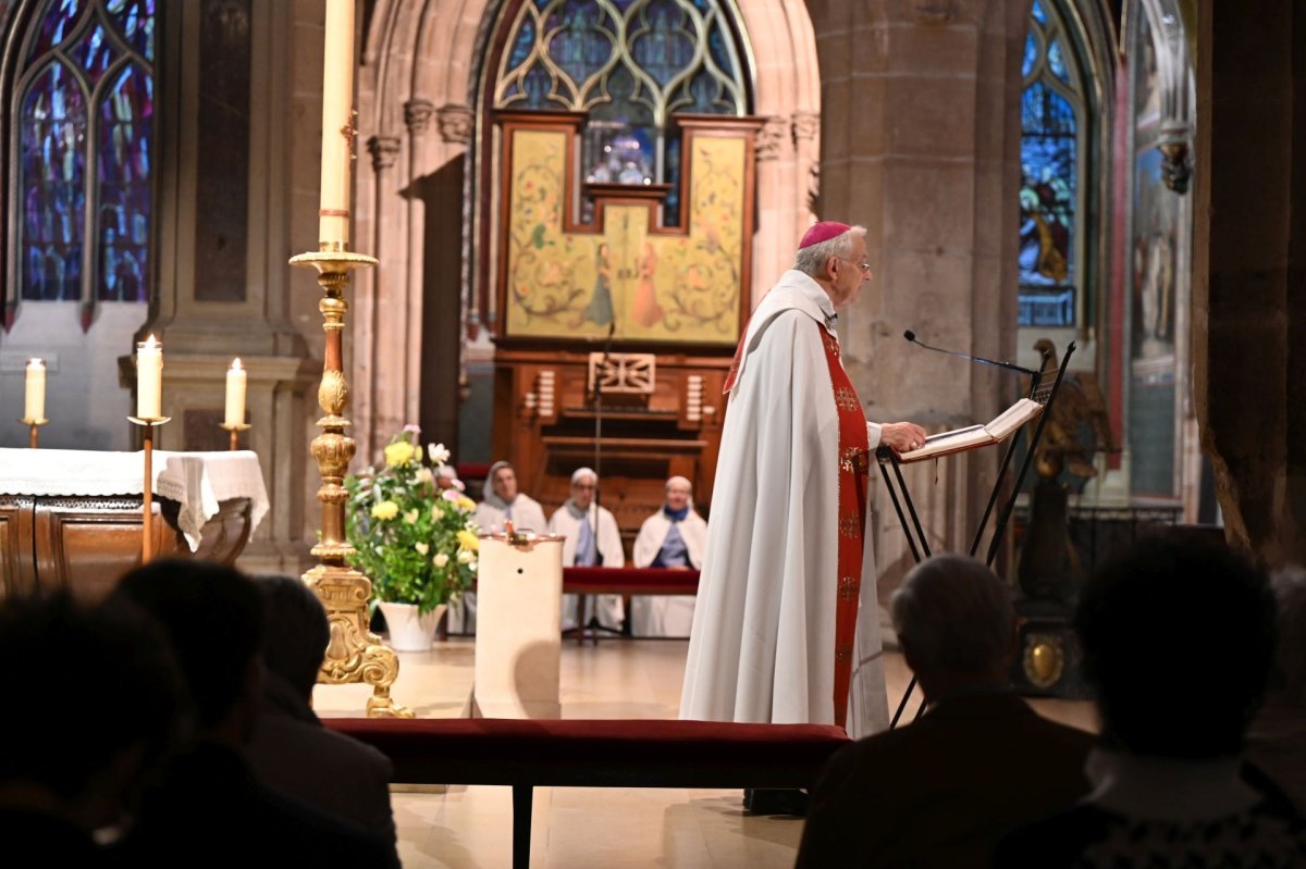 Catéchèse sur le sacrement du baptême. Lundi 5 mai 2025. © Marie-Christine Bertin / Diocèse de Paris.