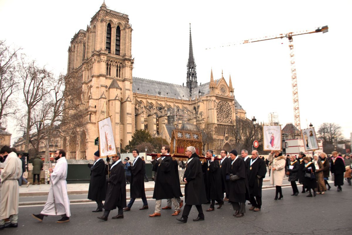Neuvaine de sainte Geneviève 2026. © Guy Poujeaux.