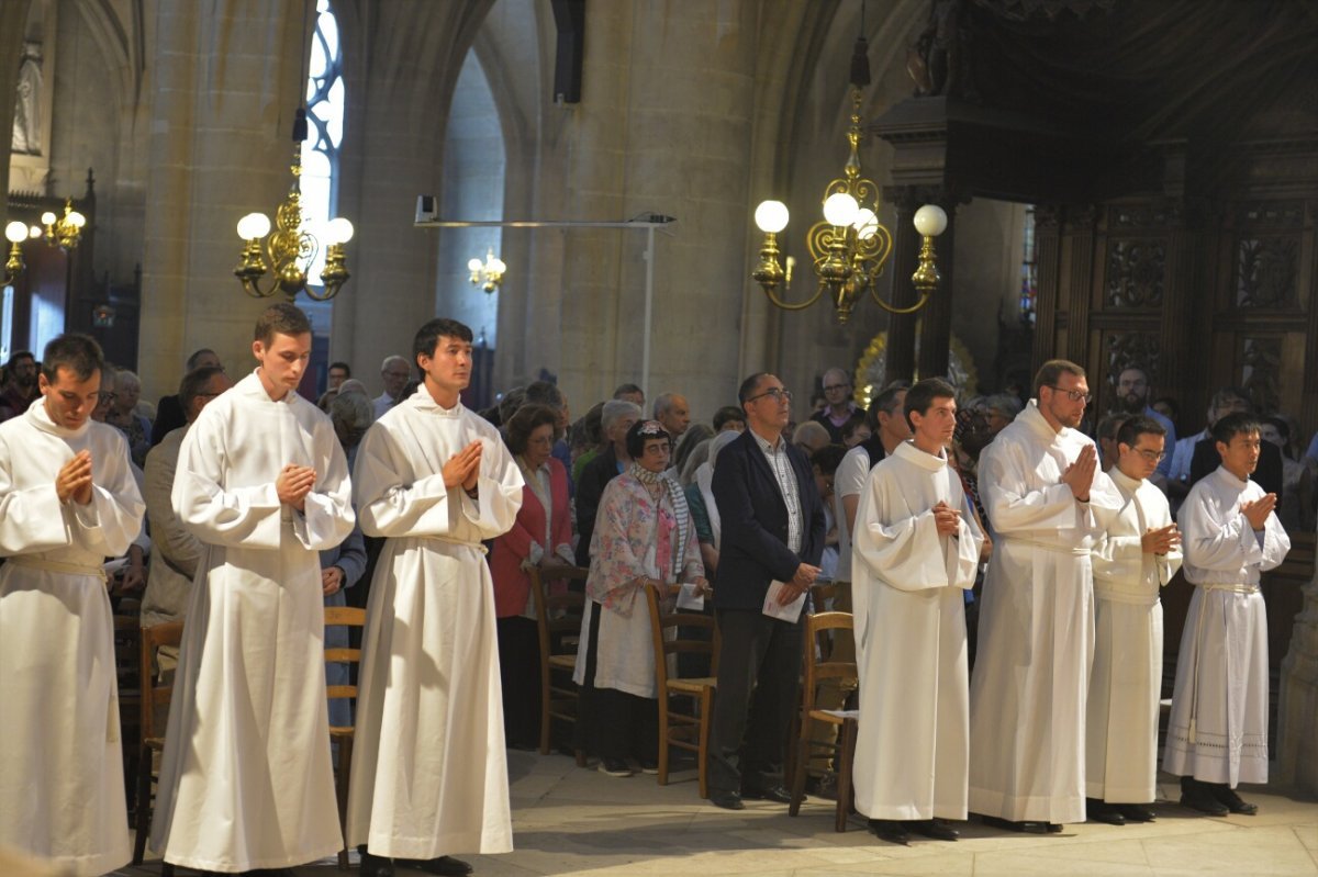 Messe de rentrée du Séminaire de Paris. © Marie-Christine Bertin / Diocèse de Paris.