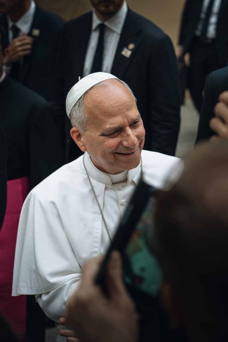 Rencontre du pape Léon XIV avec les membres de l'Assemblée synodale (…). © Dylan Guidez / Diocèse de Paris.