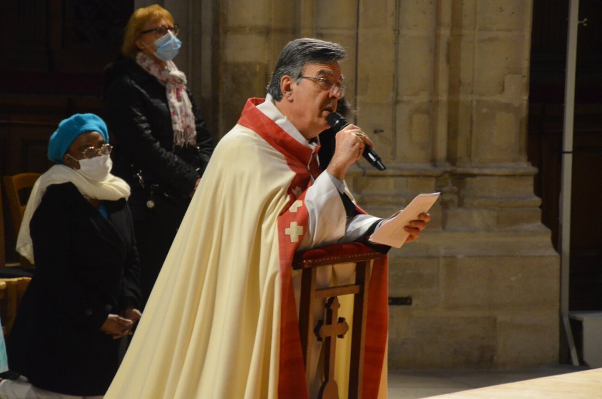 Conférence de carême de Notre-Dame de Paris du 21 février 2021. © Michel Pourny / Diocèse de Paris.