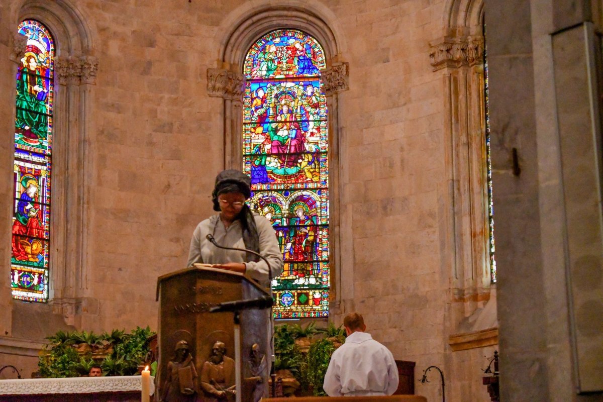 Lundi 28 juillet - Messe à Lucques. © Illian Callé – Diocèse de Paris.