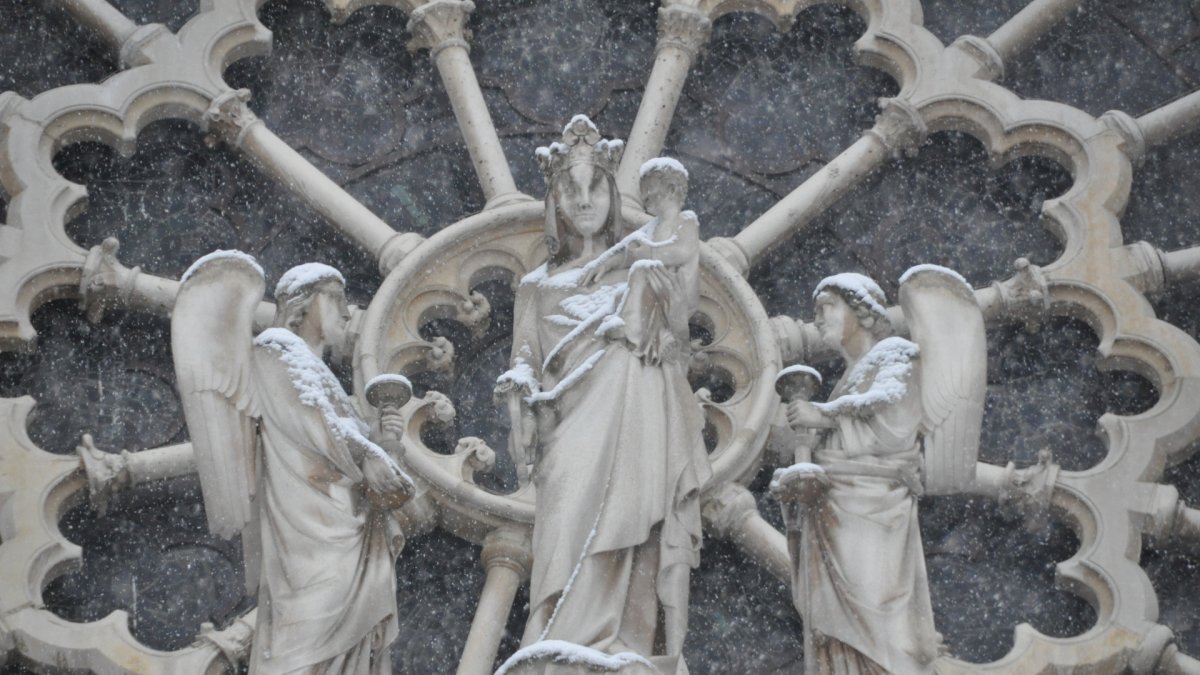 Vierge à l'enfant de Notre-Dame de Paris. © Marie-Christine Bertin / Diocèse de Paris.