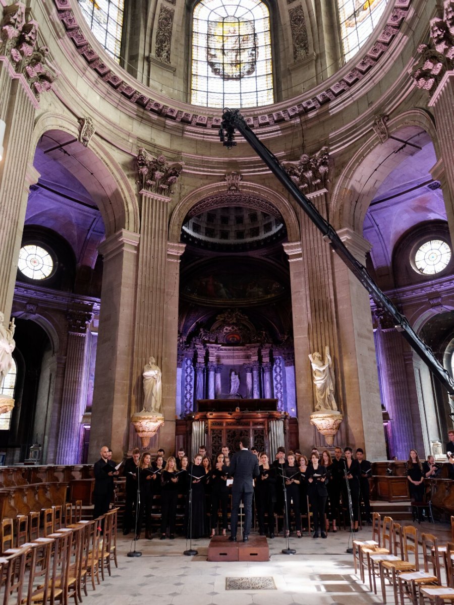 Maîtrise Musique Sacrée à Notre-Dame de Paris. © Yannick Boschat / Diocèse de Paris.