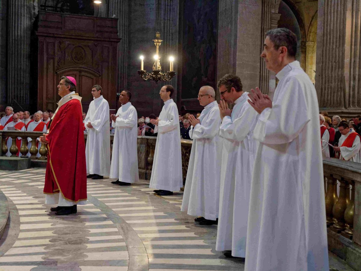 Ordinations de diacres permanents 2019. © Yannick Boschat / Diocèse de Paris.