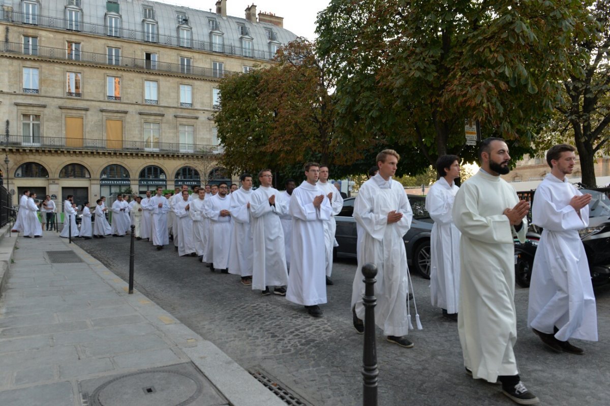 Messe de rentrée du Séminaire de Paris. © Marie-Christine Bertin / Diocèse de Paris.