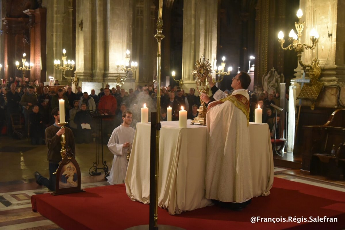 “Marche de Saint-Joseph”, adoration à Saint-Eustache. 