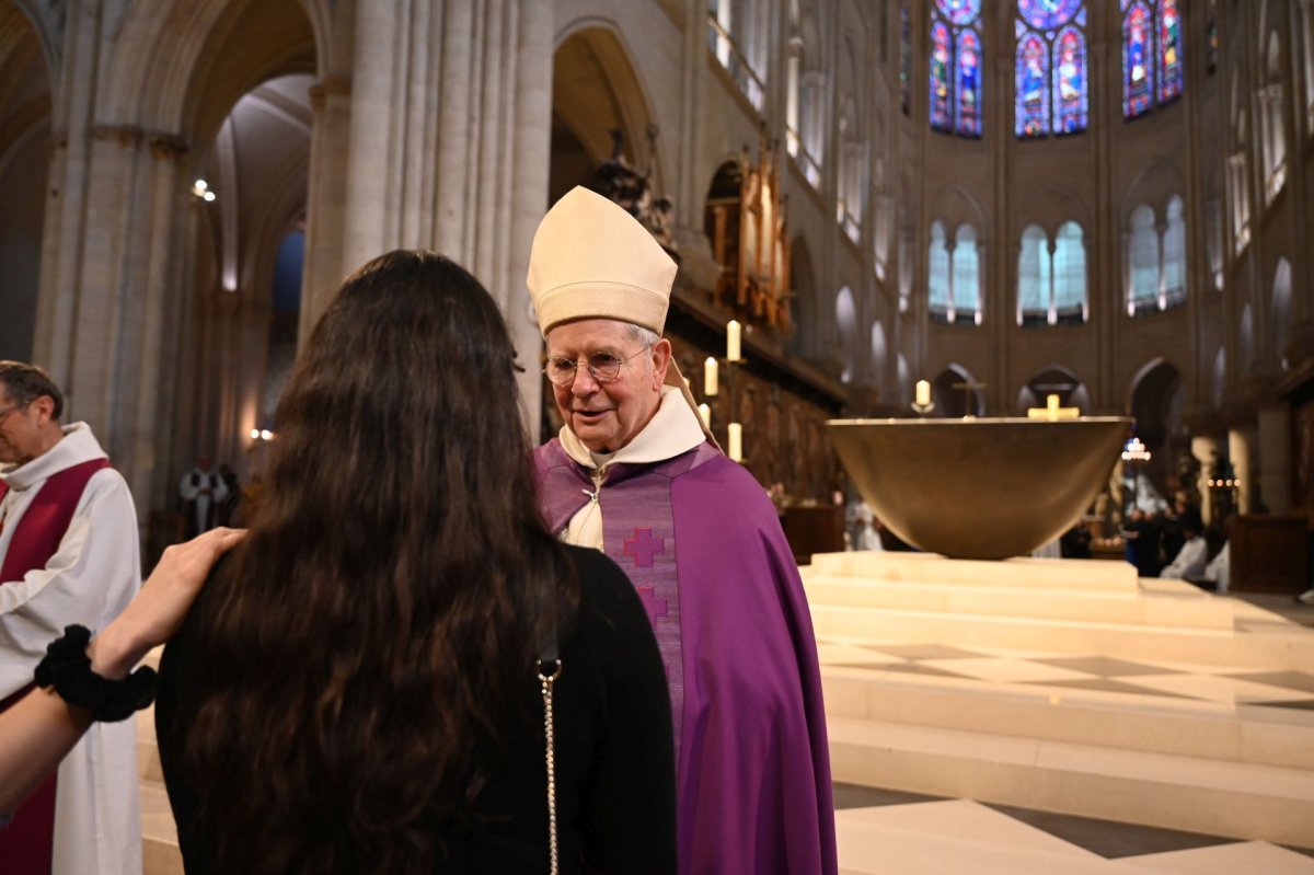 Appel décisif et inscription du nom des catéchumènes 2026 - Célébration de (…). © Marie-Christine Bertin / Diocèse de Paris.