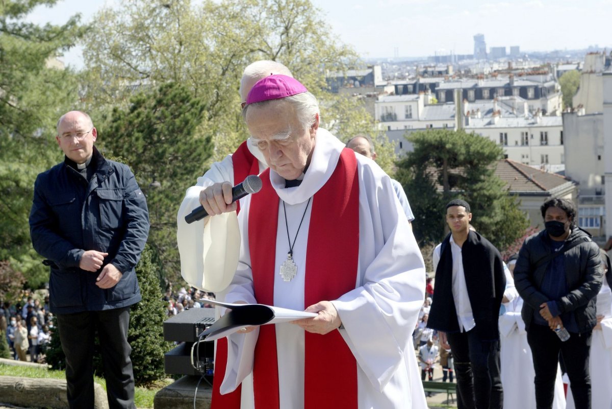 Chemin de croix de Montmartre 2022. © Trung Hieu Do / Diocèse de Paris.