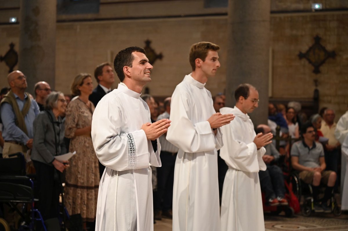 Ordination diaconale en vue du sacerdoce 2026. © Marie-Christine Bertin / Diocèse de Paris.