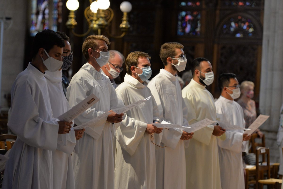 Messe de rentrée du Séminaire de Paris. © Marie-Christine Bertin / Diocèse de Paris.