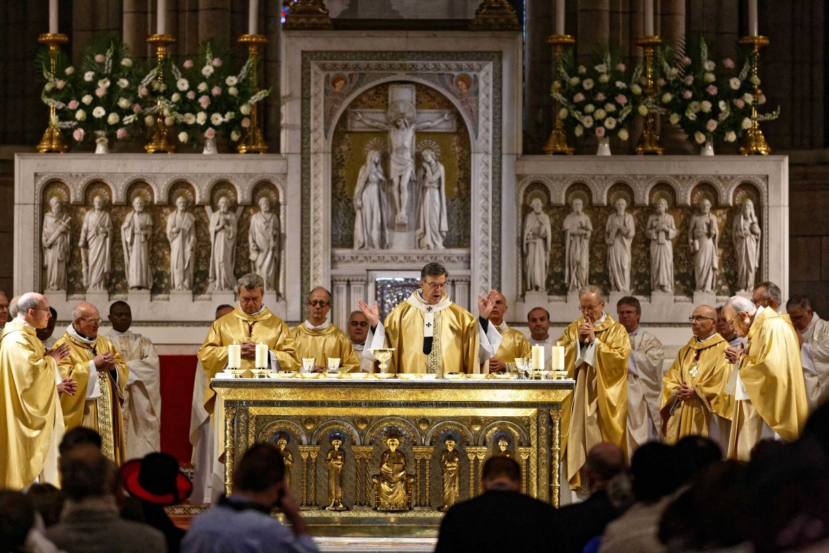 Messe d'ouverture du Jubilé du Sacré-Cœur de Montmartre. © Yannick Boschat / Diocèse de Paris.