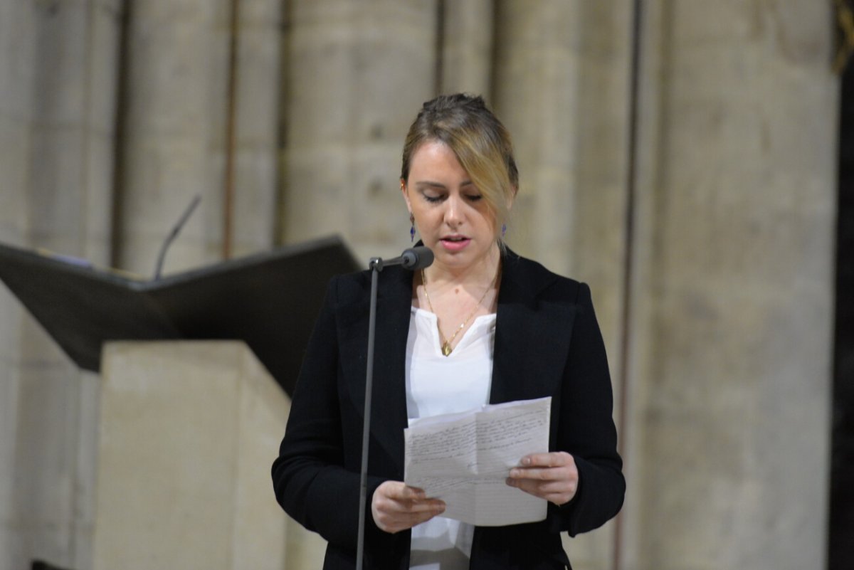 Témoignage d'un catéchumène. © Marie-Christine Bertin / Diocèse de Paris.